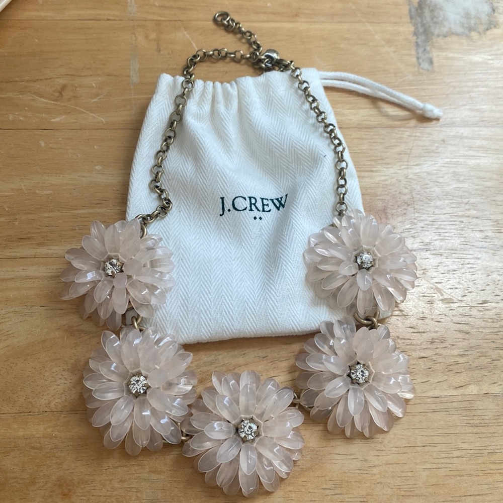 NWOT J.Crew Factory Floral Necklace